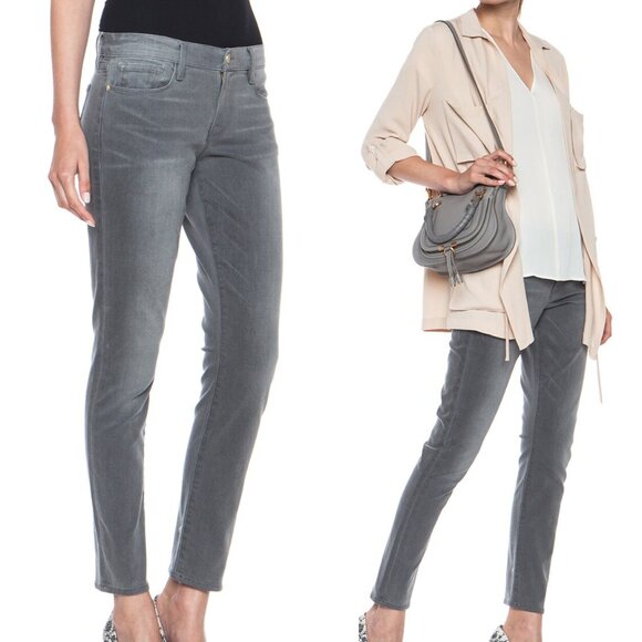 Frame Denim Le Garcon Mid Rise Slim Boyfriend Grey Jeans 28 Weyburn $219 LGJ795 - Picture 2 of 15